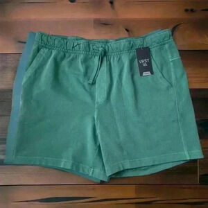 NWT VRST Men’s Shorts – Size Small – Classic Green – 100% Cotton – 7” Inseam